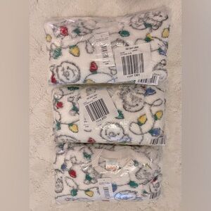 New in packages Disney baby Christmas sherpa pjs.